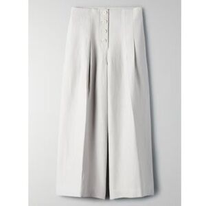 Wilfred Light Gray Textured Pants